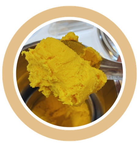 helado casero de mango
