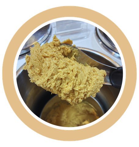 helado casero de turrón