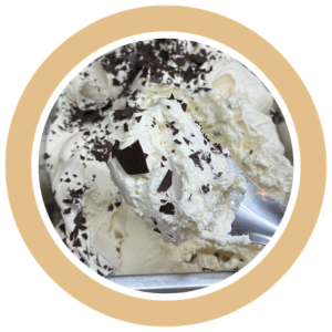 helado casero stracciatella