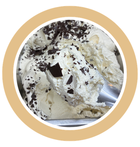 helado casero stracciatella