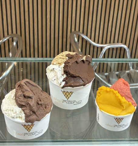tarrinas de helado delnano